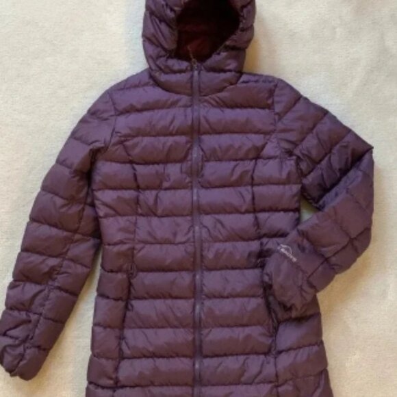 Eddie Bauer jacket EB650 Down Hooded Coat size XS - Picture 1 of 10